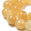 Natural Honey Calcite Beads Strands G-R494-A05-04-3