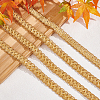 Polyester Braided Lace Trim OCOR-WH0078-09A-5