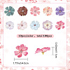 CRASPIRE 100Pcs 10 Colors Silk Cloth Artifical Flower Heads DIY-CP0007-29-2