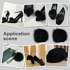 Faux Mink Fur Shoe Decorations AJEW-WH0518-96-6