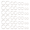 DICOSMETIC 80Pcs 4 Size 925 Sterling Silver Open Jump Rings STER-DC0001-02-1
