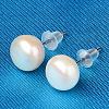 Presents for Her Valentines Day Freshwater Pearl Ball Stud Earrings A22NZ012-5