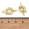 Brass Spring Ring Clasps KK-CBAD851-02G-01-3