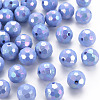 Opaque Acrylic Beads TACR-S154-10F-06-1