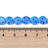 Handmade Millefiori Lampwork Beads Strands LAMP-G166-17A-03-4