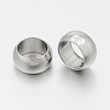 Rondelle 304 Stainless Steel Large Hole Beads STAS-N062-43-1