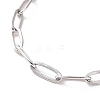 304 Stainless Steel Cable Chain Bracelet for Men Women BJEW-E031-05G-P-2