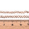 Electroplate Glass Beads Strands EGLA-D030-15A-04-4