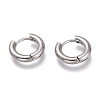 Tarnish Resistant 201 Stainless Steel Huggie Hoop Earrings EJEW-O095-05-01-1