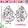 1Pc Alloy Rhinestone Brooches JEWB-MA0001-02B-2