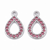 304 Stainless Steel Pendants STAS-T050-002I-1