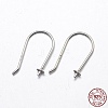 925 Sterling Silver Earring Hook Findings STER-M102-03S-3mm-1