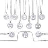 304 Stainless Steel Pendant Necklaces NJEW-N0074-23P-1