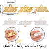40Pcs 2 Colors High Quality Necklace Alloy Accessories FIND-SC0012-18-2