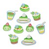 10Pcs 5 Styles Computerized Embroidery Cloth Iron On/Sew On Patches DIY-CJ0003-18-8