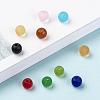 10 Colors Transparent Glass Beads Strands FGLA-X0001-06-6mm-4
