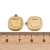304 Stainless Steel Pendant Cabochon Settings STAS-L303-34G-3