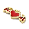 Alloy Enamel Pendants FIND-U024-03G-02-2