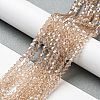 Transparent Electroplate Glass Beads Strands LS-EGLA-A039-T4mm-A12-4