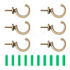 Spritewelry 16Pcs 2 Style Zinc Alloy Hook Hanger FIND-SW0001-04AB-1