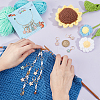 Knitting Row Counter Chains & Locking Stitch Markers Kits HJEW-AB00488-5