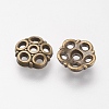 Tibetan Style Alloy Bead Caps X-MLF9832Y-NF-2