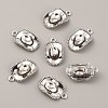 Tibetan Style Alloy Pendants X-FIND-WH0146-23AS-2