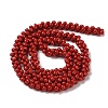 Dyed Synthetic Coral Beads Strands CORA-P010-04A-2