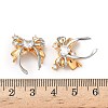 Brass Micro Pave Cubic Zirconia Pendants KK-L250-01GP-3