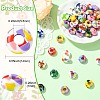 Acrylic European Beads MACR-CJZ0001-02-2