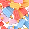 40Pcs 5 Colors Opaque Resin Pendants RESI-CJ0002-99-9