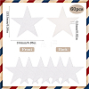 60Pcs Paper Glitter Star Wall Decoration AJEW-SP0001-17B-2