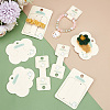150Pcs 3 Styles Paper Hair Clip Display Cards CDIS-NB0001-37-3