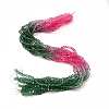 Transparent Glass Bead Strands LS-GLAA-H023-02J-1