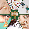 360Pcs 15 Style Tibetan Style Alloy Caps FIND-PH0018-49-6
