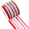 5 Rolls Single Face Polyester Satin Ribbon SRIB-CY0001-38C-1