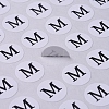 M Sizes Clothing Size Round Sticker Labels AJEW-WH0014-76D-3