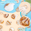 120Pcs 8 Styles Acrylic Pendants OACR-PH0004-40-6