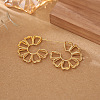Brass Stud Earrings for Women WGB854C-01-2