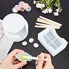 Cup Mat Silicone Molds Sets DIY-FH0002-21-4