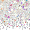 1500Pcs 3 Styles Resin Half Round Bubble Beads MRMJ-SC0001-41-1