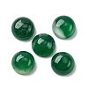 Natural Green Onyx Agate Cabochons G-K348-07A-02-1