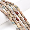 Natural Shoushan Stone Beads Strands G-N346-01B-07-1