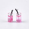 Glass Bottle Pendants CRES-N017-06J-2