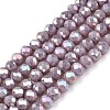 Electroplate Glass Beads Strands LS-EGLA-A044-P4mm-B13-1