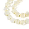 Anti-Tarnish Electroplate Glass Beads Strands GLAA-T028-6mm-02E-3
