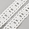 Cotton Embroidery Flower Hollow Lace Ribbon OCOR-WH0078-216-1