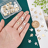 80Pcs 4 Style Brass Charms KK-FH0002-96-3