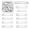 70Pcs 7 Styles 201 Stainless Steel Links/Connectors STAS-UN0063-38-1