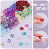 240Pcs 12 Colors Transparent Spray Painted Glass Beads GLAA-PH0003-27-4